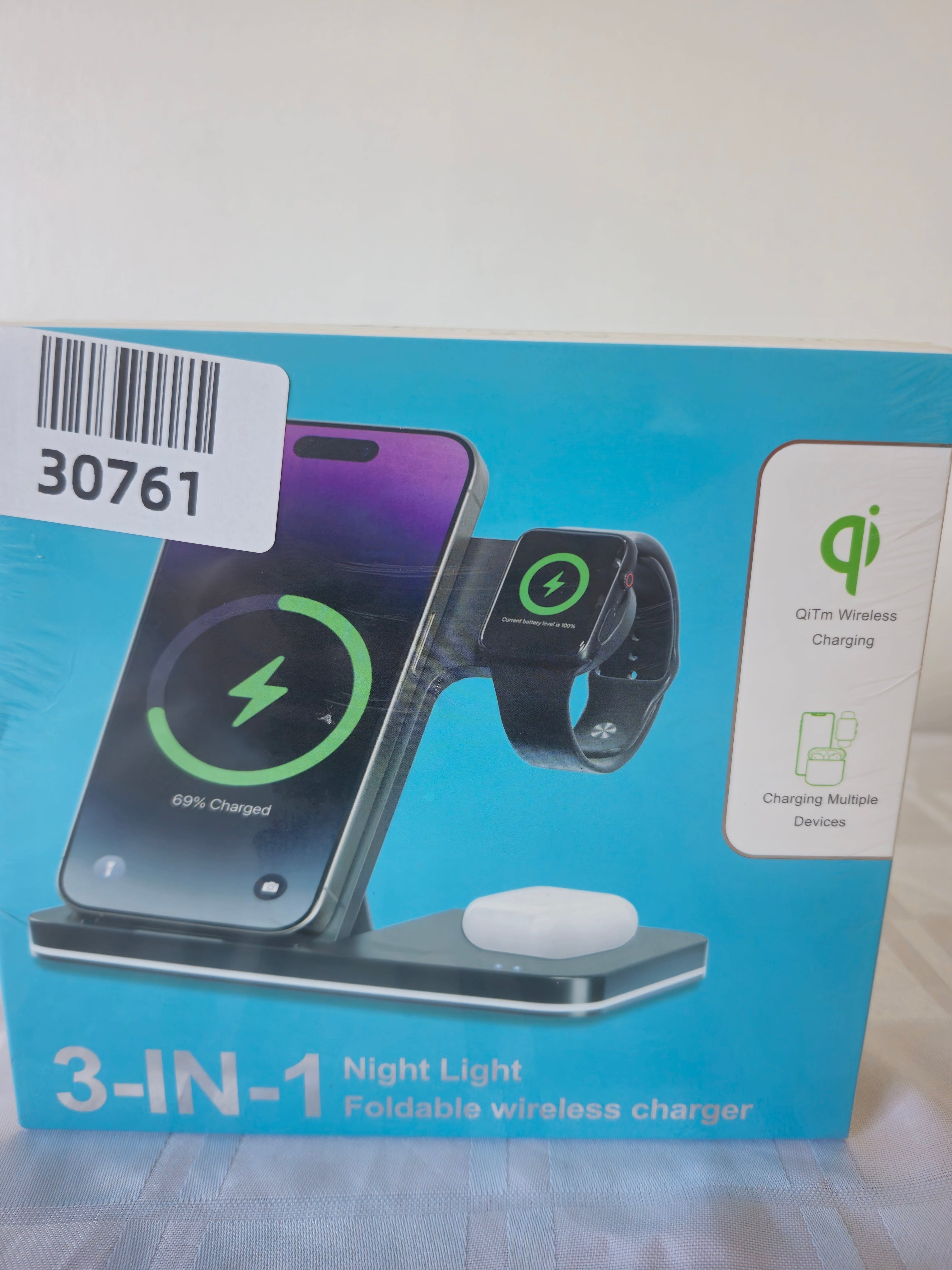 Station de Charge 3-en-1 – Neuve