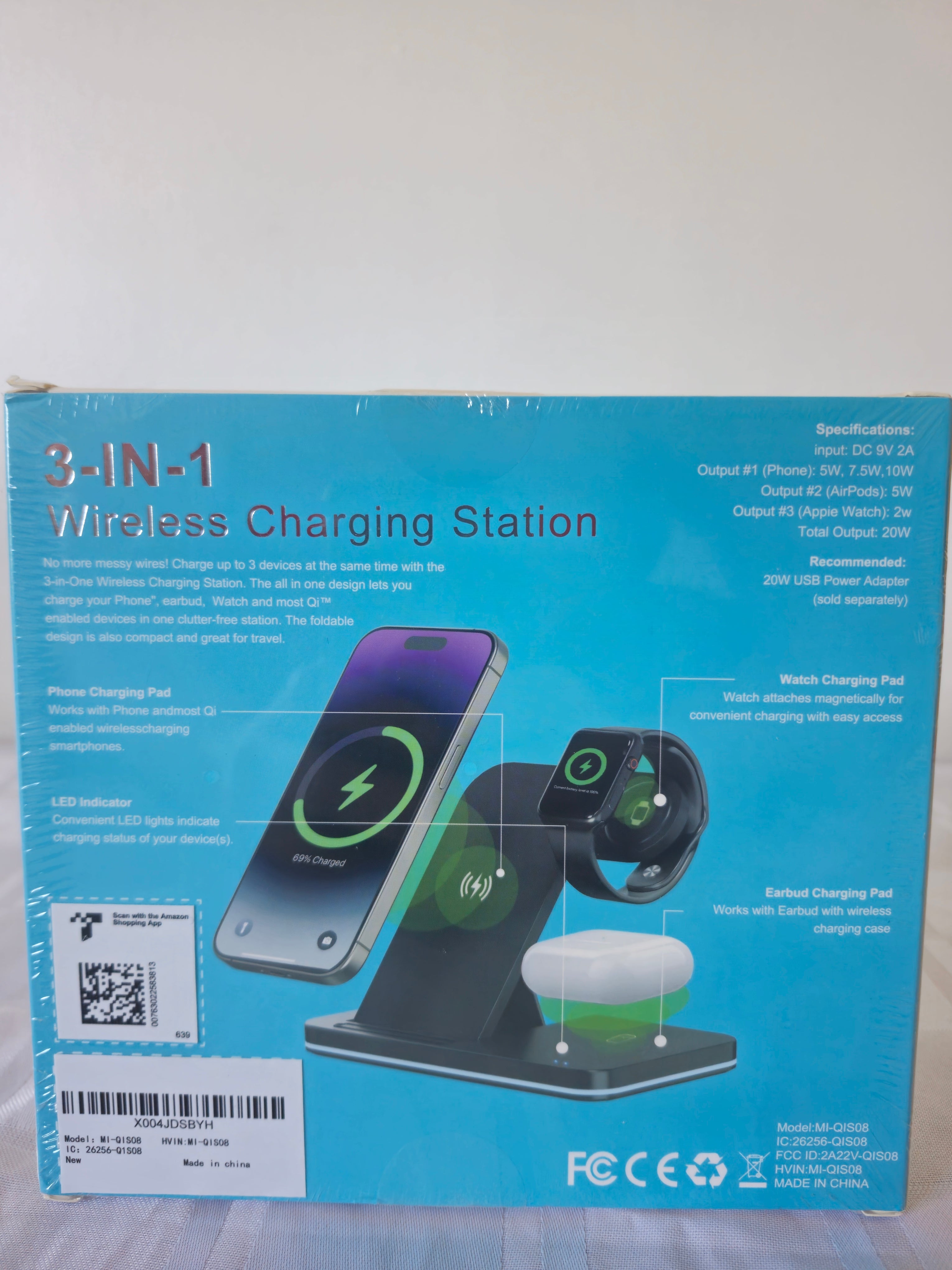 Station de Charge 3-en-1 – Neuve