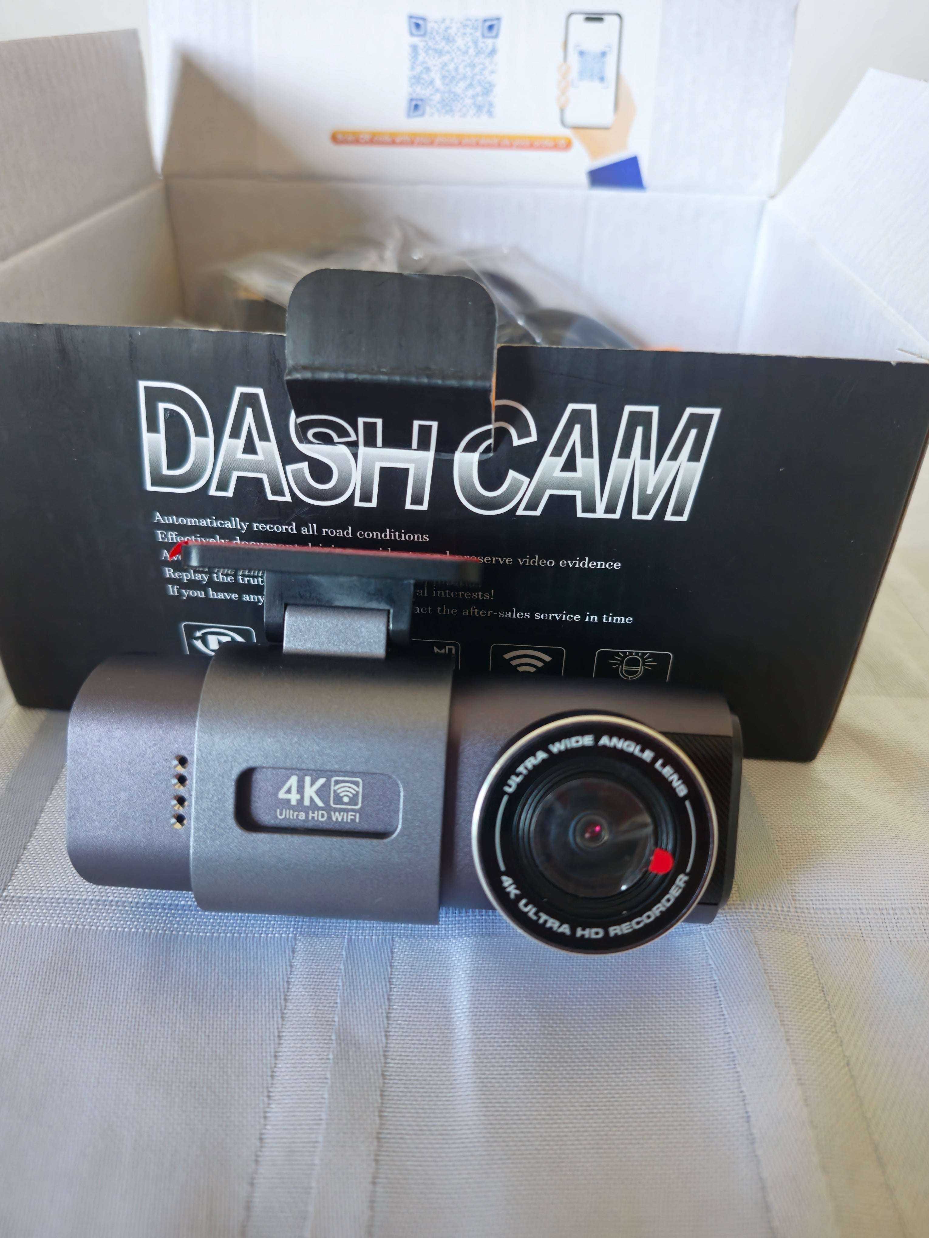 Dash Cam Zhiroad 4K Avant & Arrière