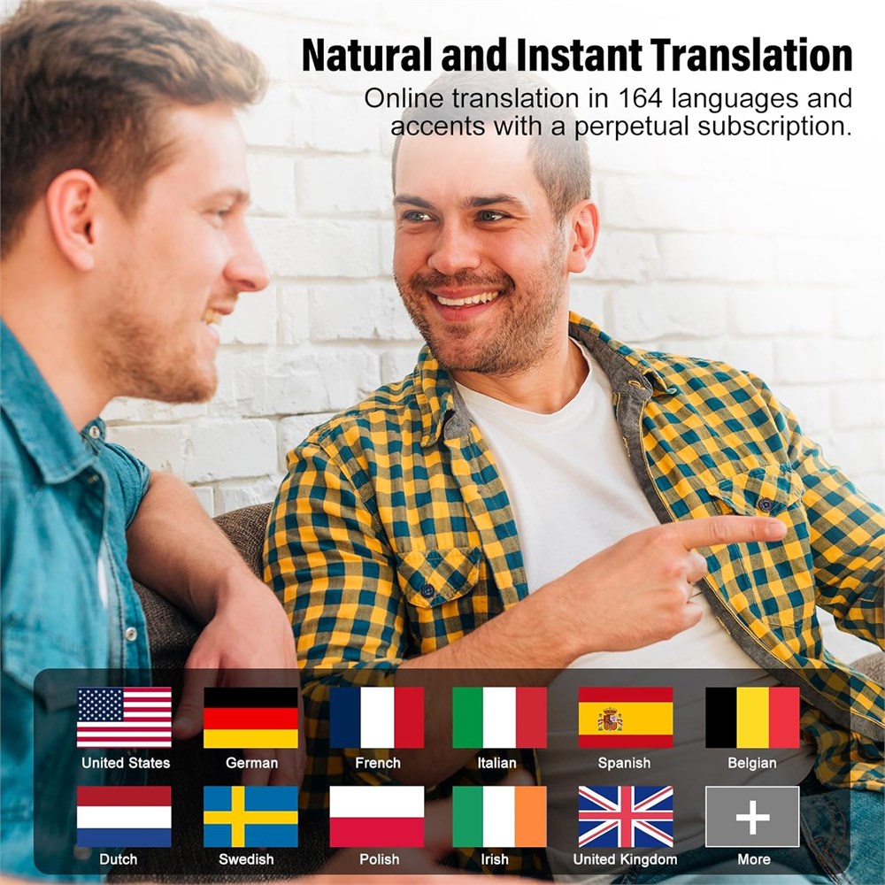 Écouteurs Traducteurs instantanés 3-en-1